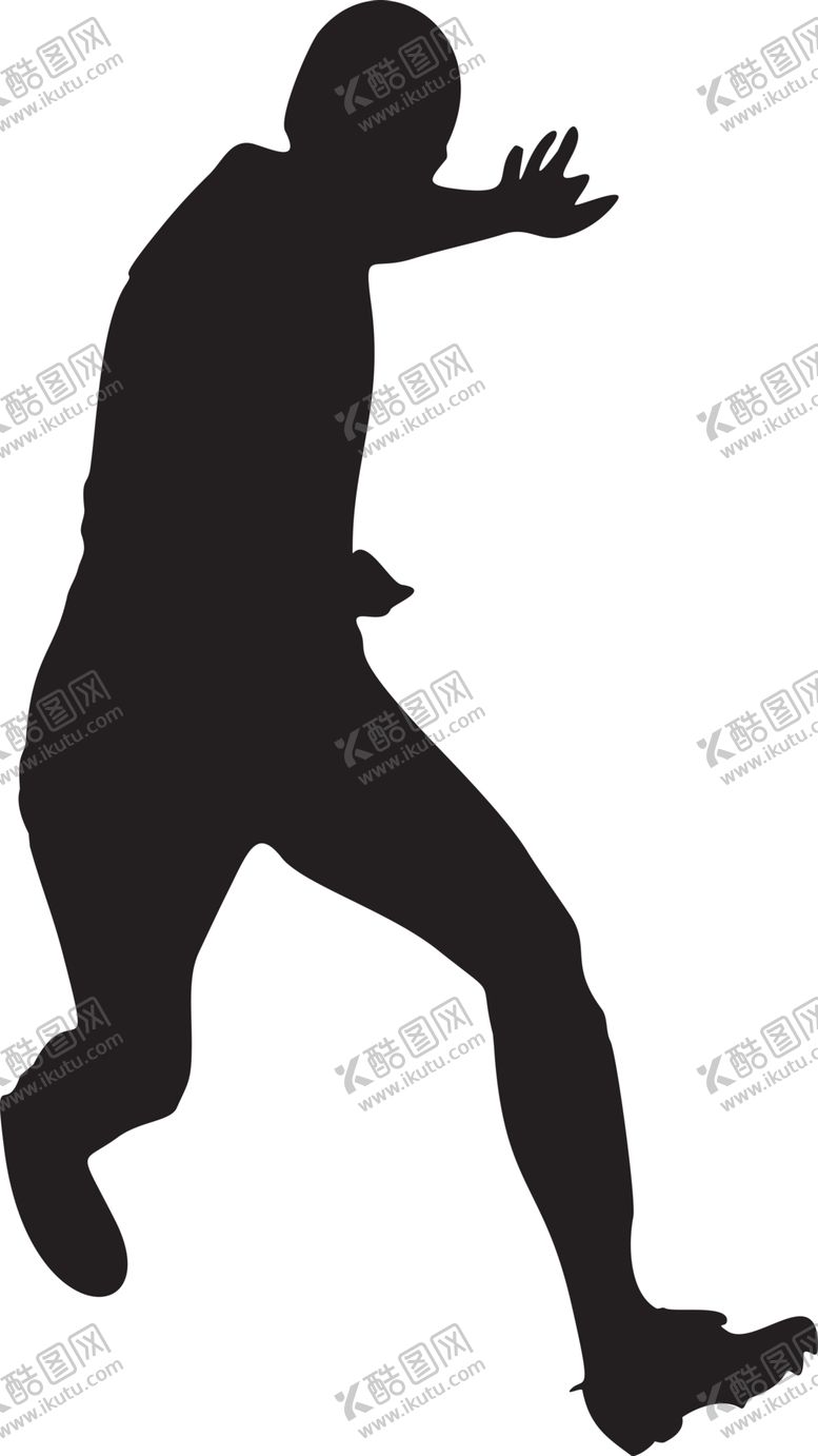 编号：43442504231631431108【酷图网】源文件下载-运动员剪影