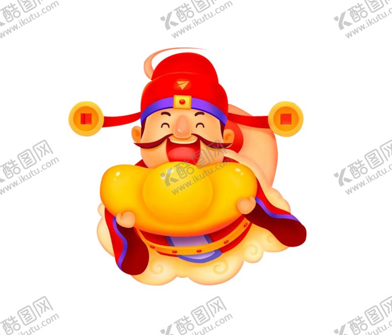 编号：72424907091410547913【酷图网】源文件下载-财神元宝