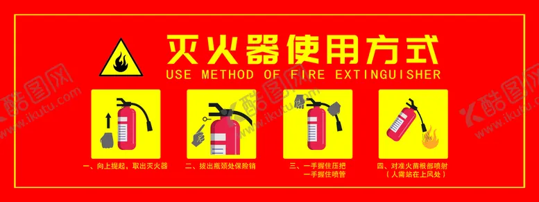 编号：04270911203759294716【酷图网】源文件下载-灭火器使用方法