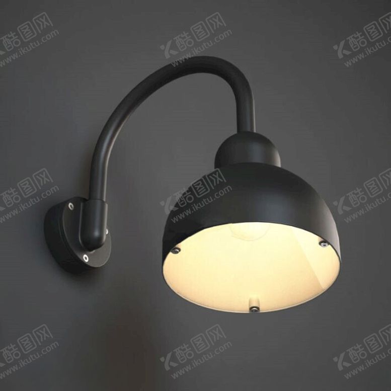 编号：89130802191409469537【酷图网】源文件下载-C4D模型壁灯