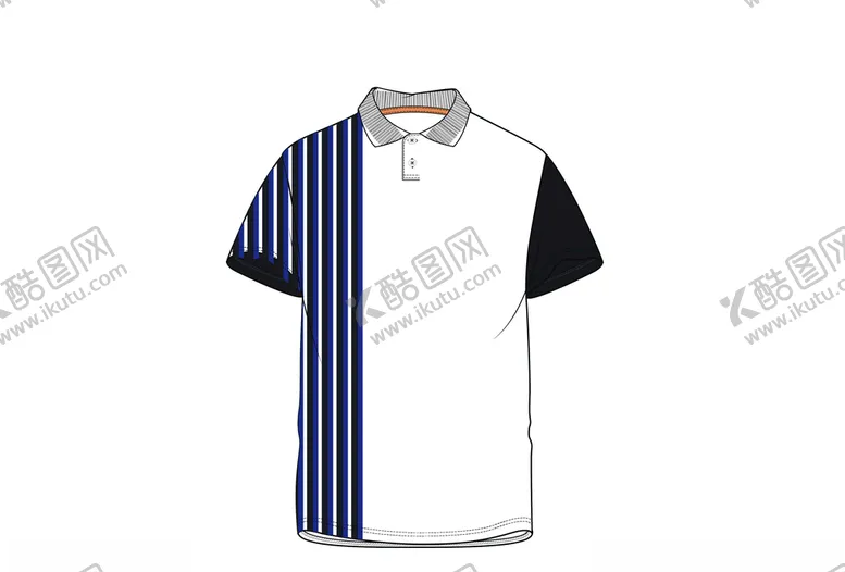 编号：76427309090613374472【酷图网】源文件下载-潮流衣服服装设计POLO衫短袖