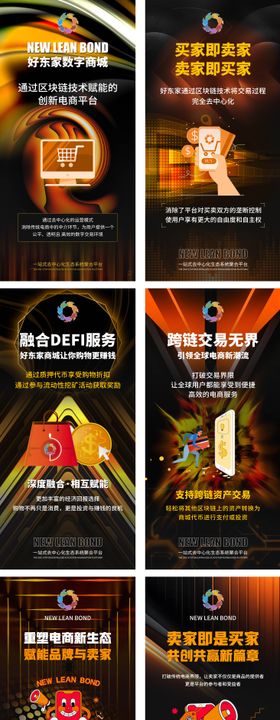 区块链商城系列海报