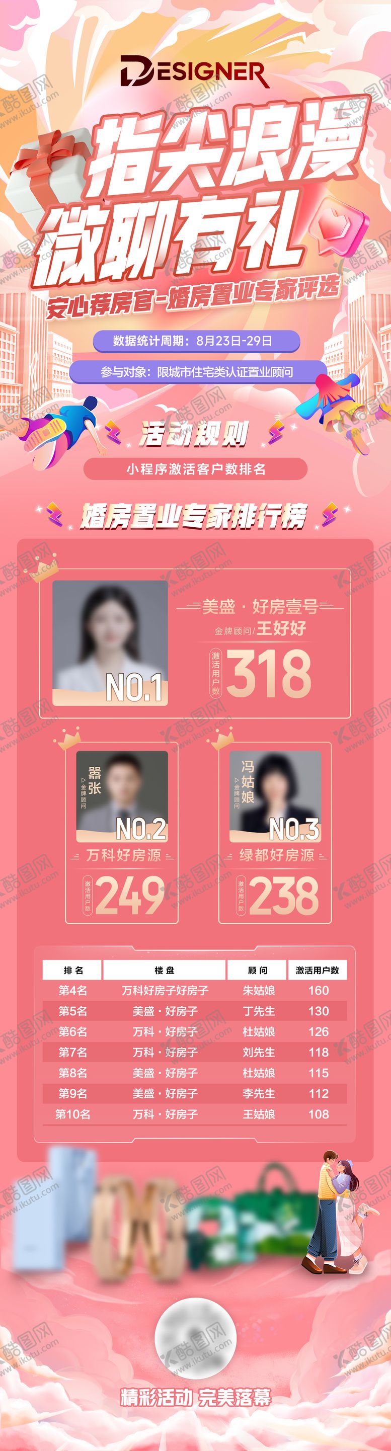 编号：99445905151033352582【酷图网】源文件下载-情人节比赛排行榜社群活动
