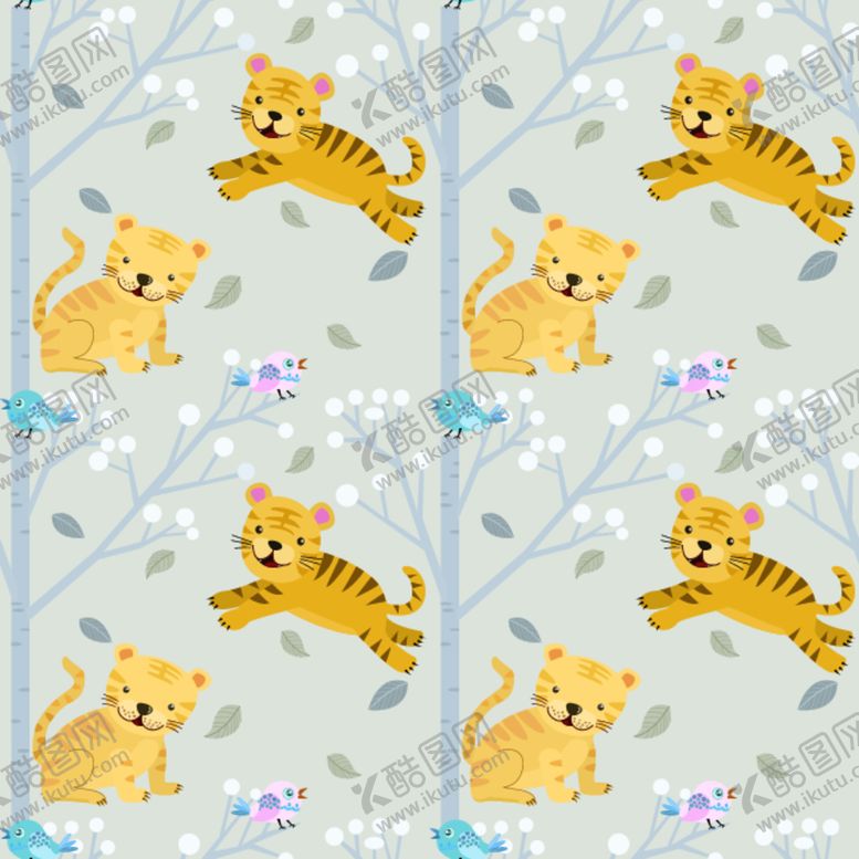 编号：13679610031455003646【酷图网】源文件下载-无缝印花