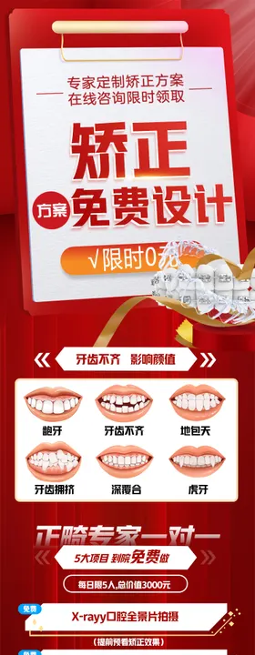 矫正方案免费设计长图