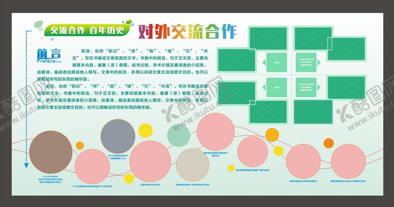 编号：15526701190728237497【酷图网】源文件下载-对外合作交流展板