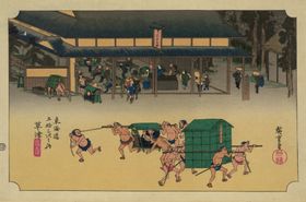 日本街景风景浮世绘