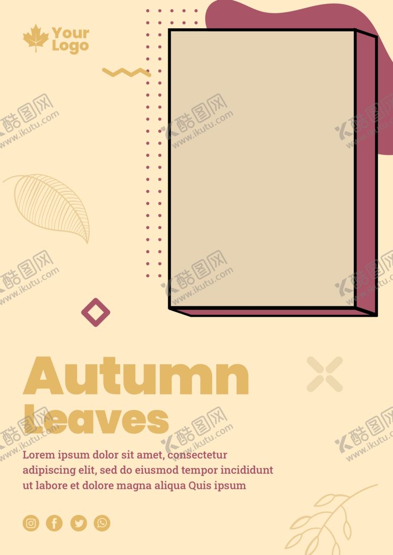 编号：97066309251112287243【酷图网】源文件下载-秋季海报