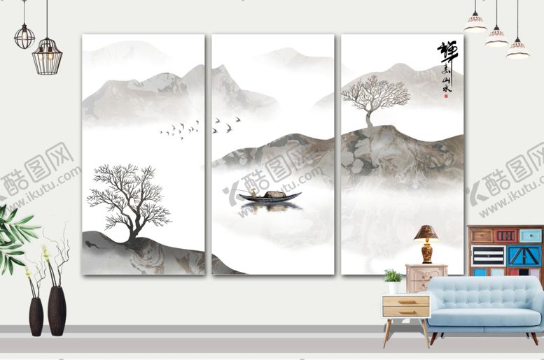 编号：23646410081551474713【酷图网】源文件下载-山水画