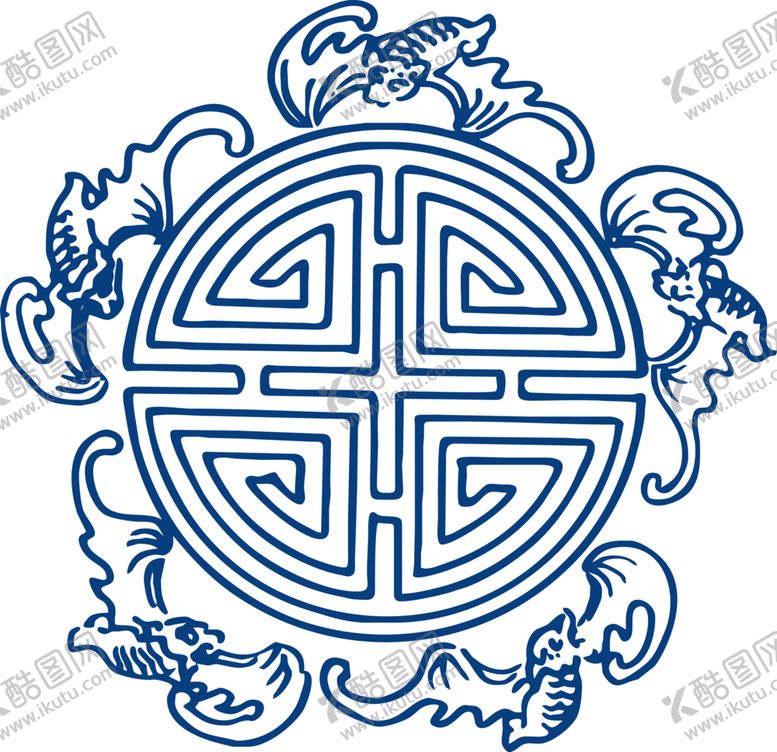 编号：35638909250513554541【酷图网】源文件下载-青花瓷图案