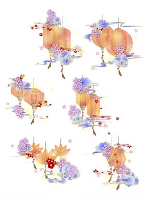 古风灯笼免抠素材