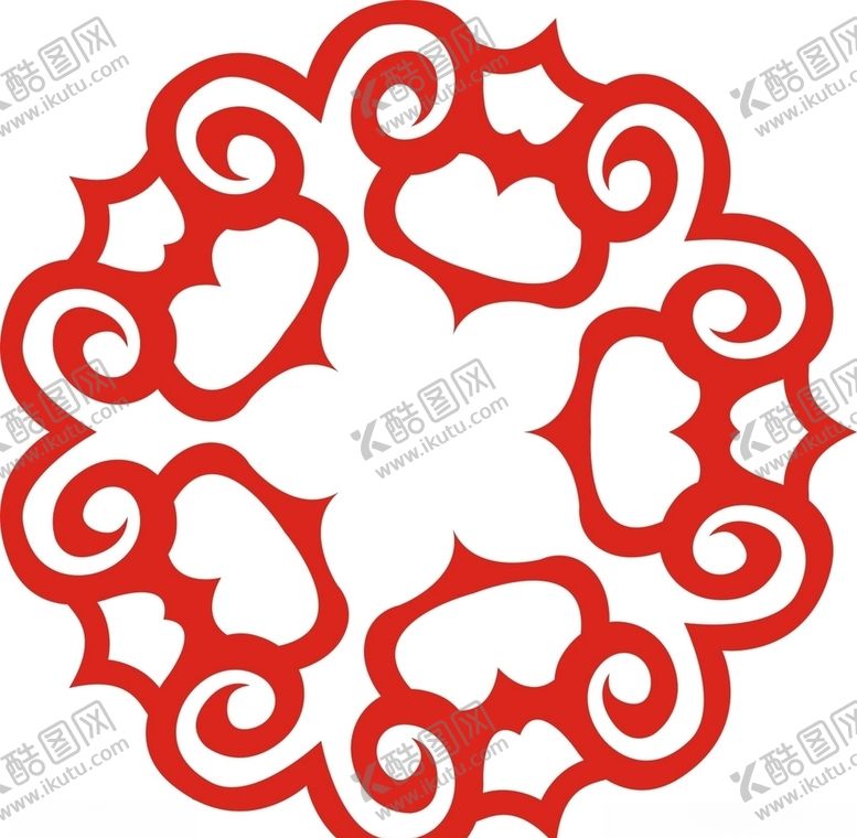 编号：11148009271059386686【酷图网】源文件下载-六角剪花窗花纸图案背景元素