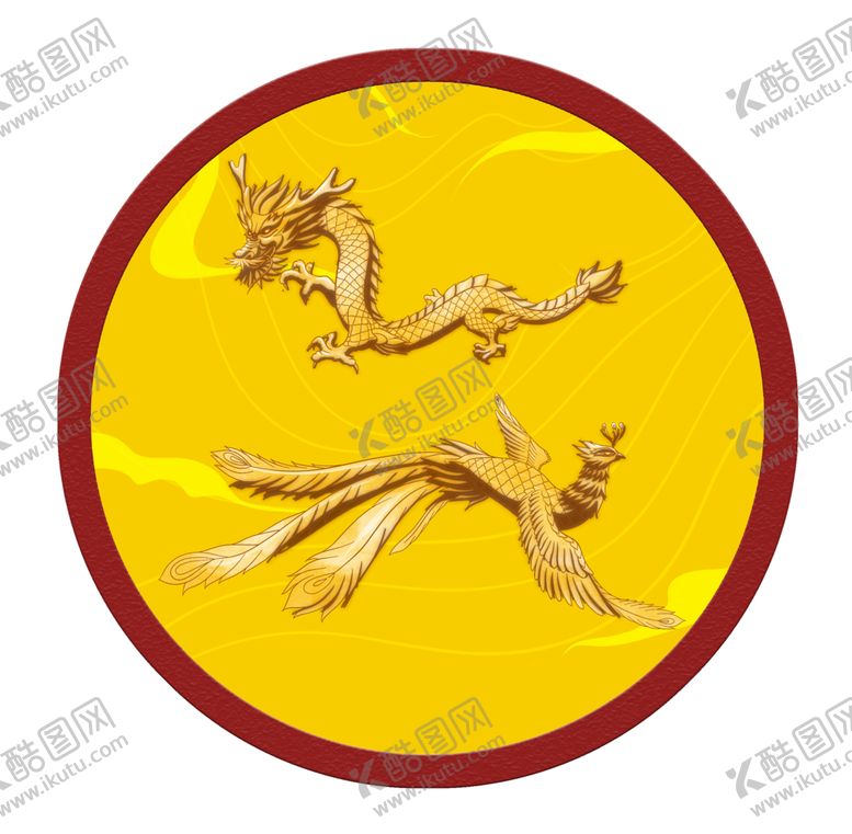 编号：87608302170143141286【酷图网】源文件下载-龙凤纹