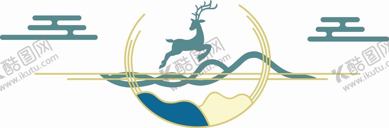 编号：63536201121510217045【酷图网】源文件下载-奔跑的小鹿