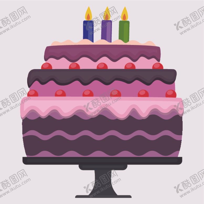 编号：74322310111032296065【酷图网】源文件下载-生日蛋糕