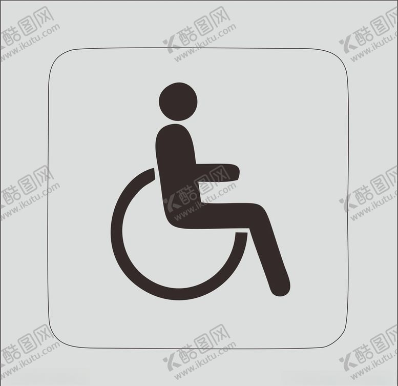 编号：84227510172222592412【酷图网】源文件下载-残疾人标示