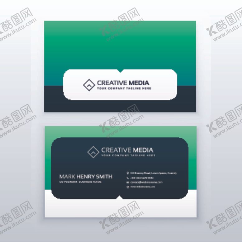 编号：63400609211630582368【酷图网】源文件下载-名片模板