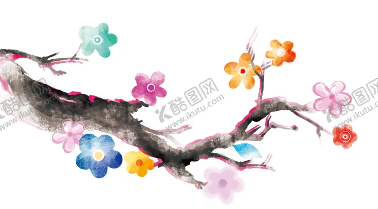 编号：11782201261643242331【酷图网】源文件下载-梅花桃花PNG