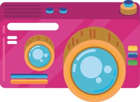 手绘照相机