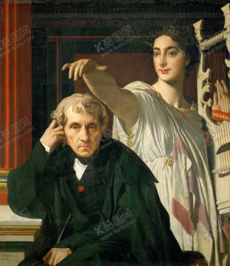 编号：45241410030249108738【酷图网】源文件下载-古典人物形象油画