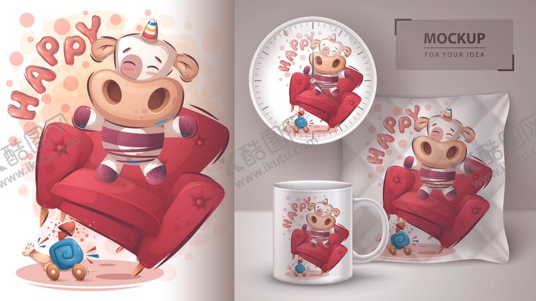 编号：76801609150949185382【酷图网】源文件下载-可爱卡通印花