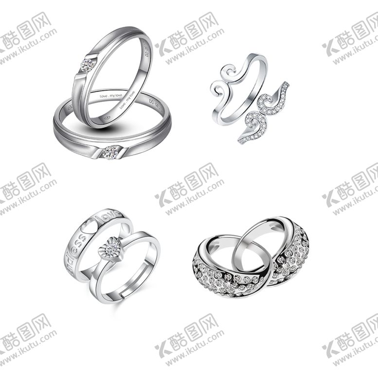 编号：79943409291920279202【酷图网】源文件下载-钻戒对戒