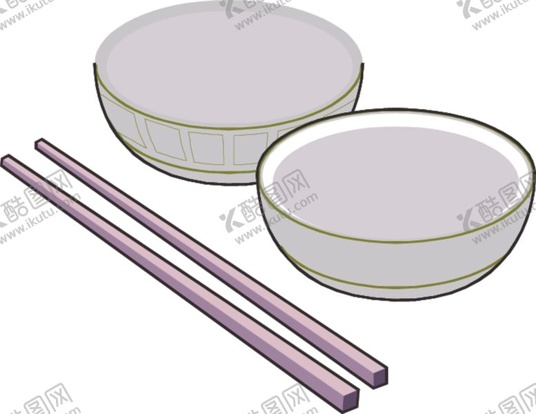 编号：68143402170648554909【酷图网】源文件下载-碗筷吃饭饮食餐饮筷子餐厅用具