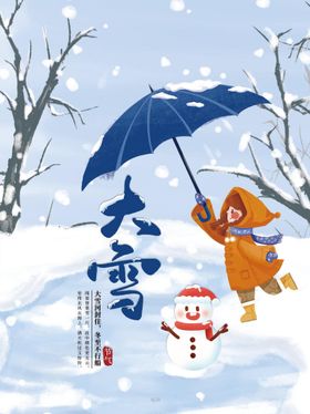 编号：74561910180026397984【酷图网】源文件下载-大雪海报