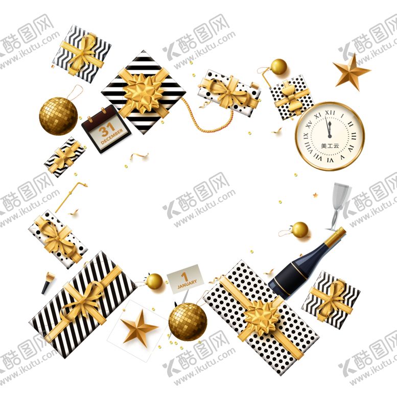 编号：23870905111617298328【酷图网】源文件下载-圣诞节礼物盒