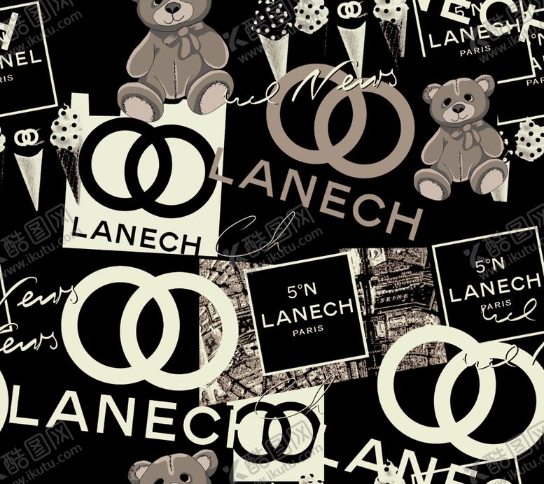 编号：68910309120229316462【酷图网】源文件下载-大牌卡通字母