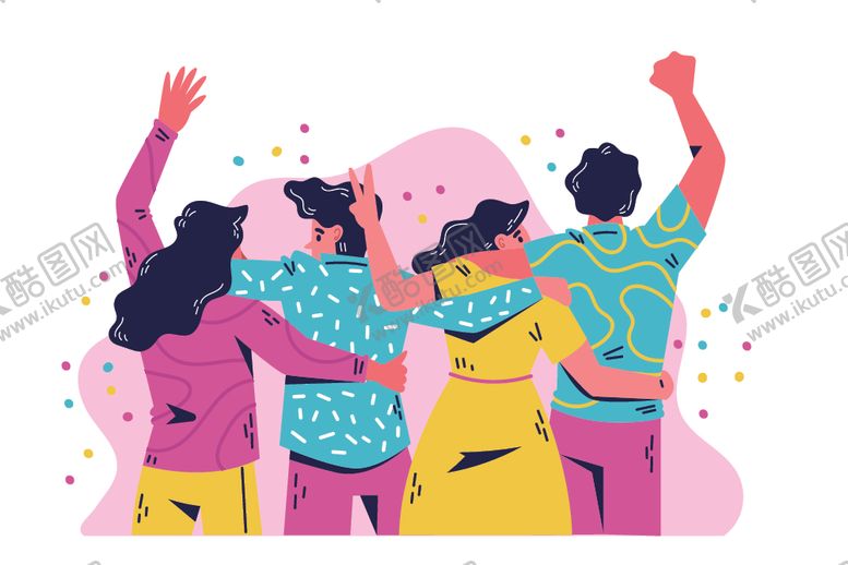 编号：82412410140959226024【酷图网】源文件下载-欢呼雀跃的人物