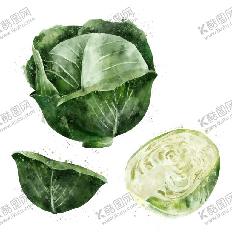 编号：64695204080013094342【酷图网】源文件下载-手绘彩色蔬菜免扣素材图片
