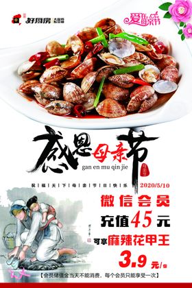 感恩母亲节活动海报