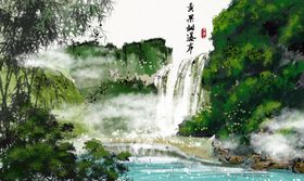 水墨山水画 中国风 意境 古风