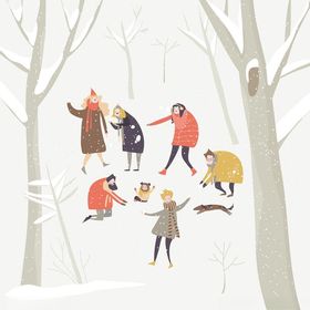 可爱卡通手绘儿童绘本插画