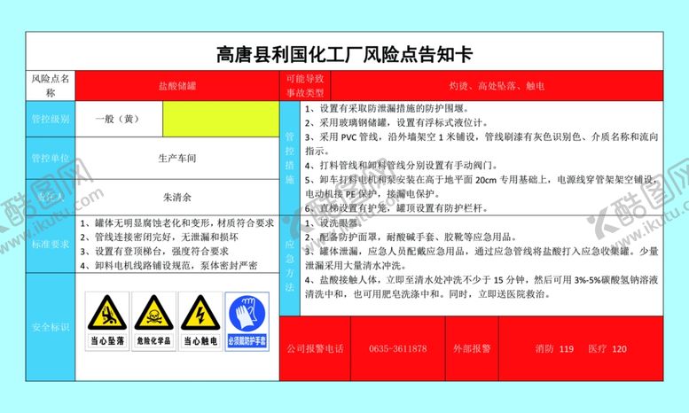 编号：91452801131203108188【酷图网】源文件下载-风险告知卡