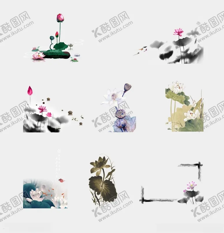 编号：63869502160124004038【酷图网】源文件下载-荷花廉政素材