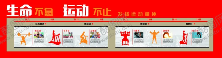 编号：91020012030800097126【酷图网】源文件下载-健身文化墙