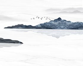 新中式山水画