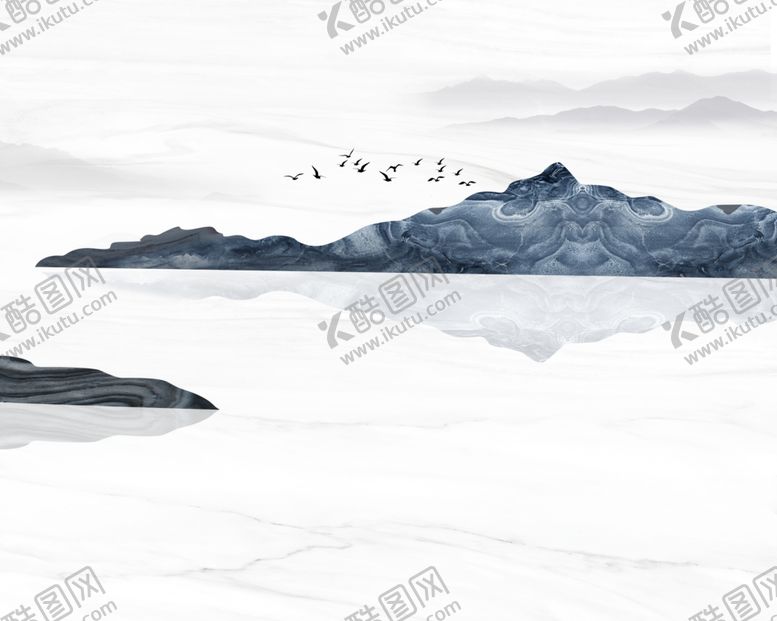 编号：16618506241752175061【酷图网】源文件下载-新中式山水画
