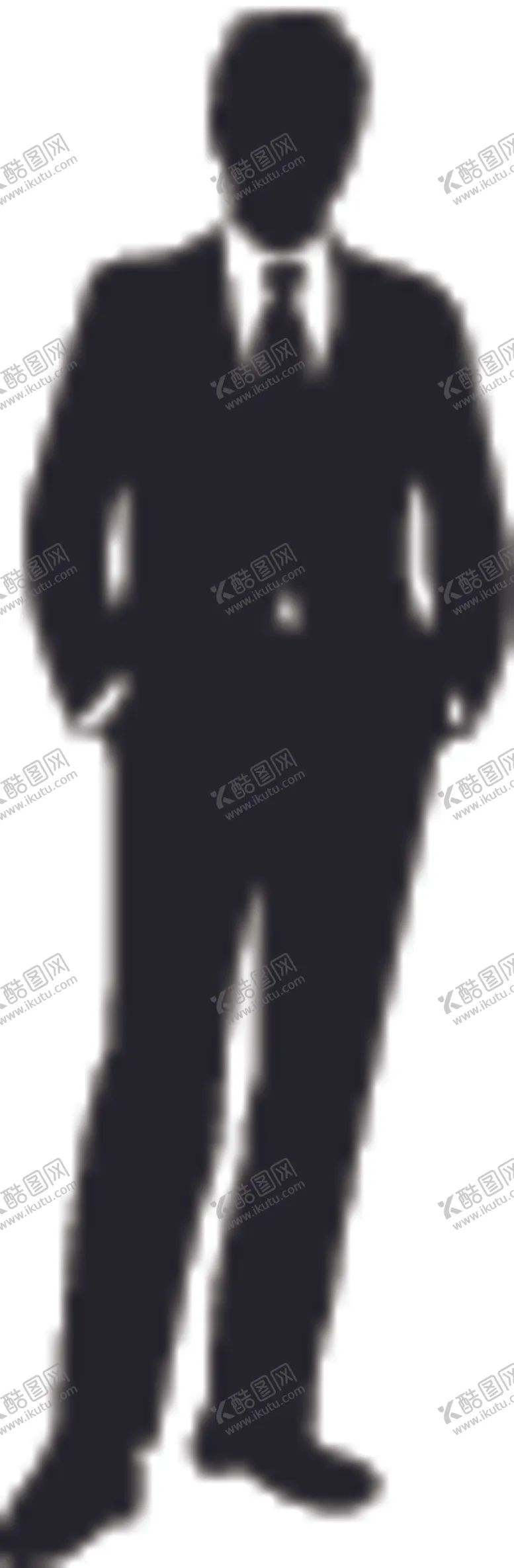 编号：88812304170832599413【酷图网】源文件下载-商务人士剪影