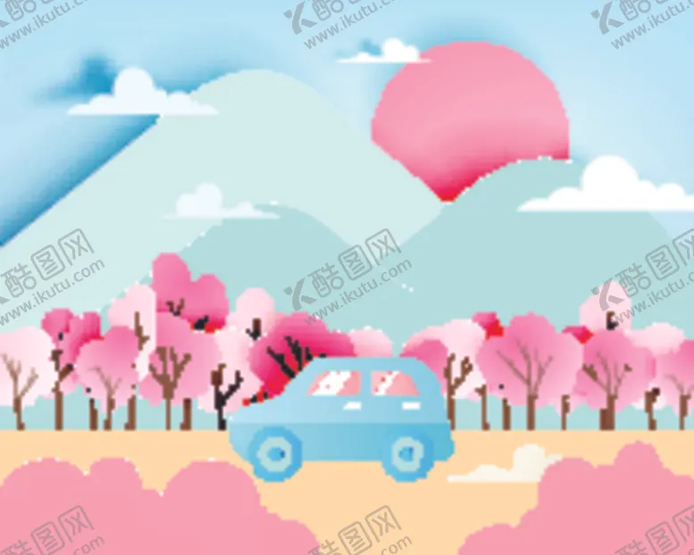 编号：52875907011913457553【酷图网】源文件下载-扁平风景