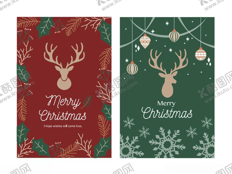 编号：78572510042200089631【酷图网】源文件下载-圣诞贺卡设计