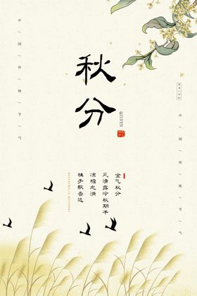 秋分海报天节气柿子