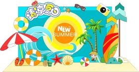 夏季海底主题儿童派对布置