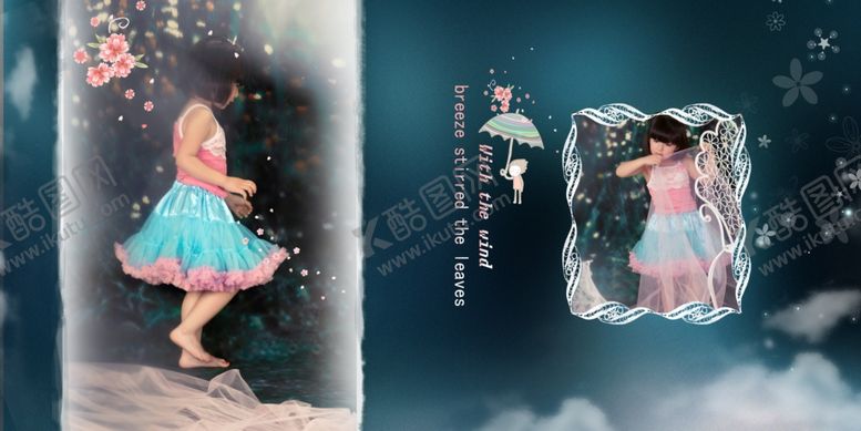 编号：19365809220222125298【酷图网】源文件下载-儿童幼儿宝宝通用相册PSD模板