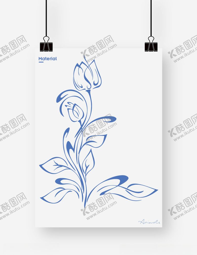 编号：84395806172204131630【酷图网】源文件下载-花朵线稿