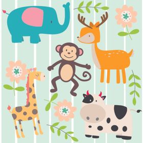 动物主题矢量插画背景