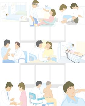 医生护士卡通素材人物素材卡通