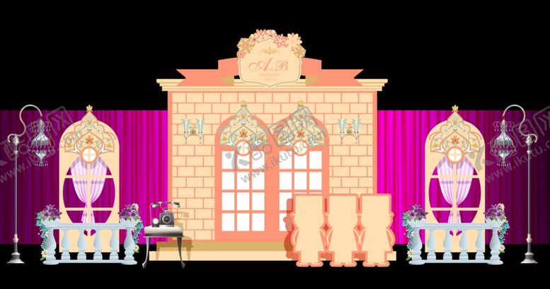 编号：85615910122043182339【酷图网】源文件下载-婚礼背景